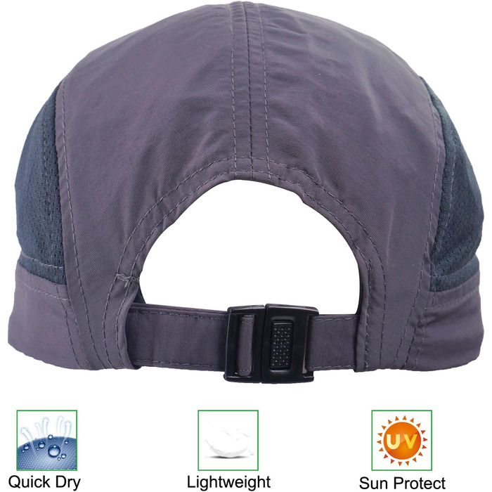 Складна бейсболка Літні сітчасті бігові шапки Козирки Спортивний капелюх Спортивний водонепроникний капелюх Капелюх водія вантажів