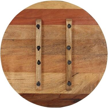 Стільниця з масиву дерева, дерев&39яна панель, заміна стільниці з дерев&39яною панеллю для журнального столика, кругла, 60 см, 15-16 мм, перероблена масивна деревина, 60 см, 15-16 мм