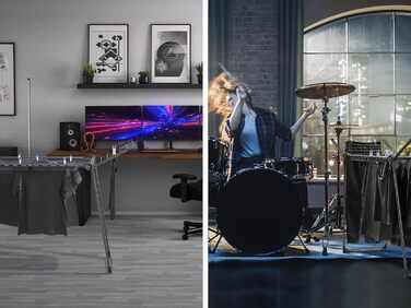 Сушильна машина Leifheit Pegasus 150 Solid Black Edition, стійка сушильна машина з крилами, також для довгих речей, особливо вузьк