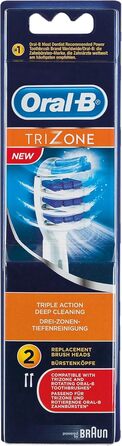 Щітки Braun Oral-B TriZone, упаковка з 2 шт.