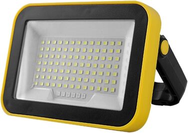 Багатофункціональний світлодіодний будівельний ліхтар із водонепроникним класом захисту IPX4 та акумулятором ємністю 2000 мАг для застосування на вулиці та всередині приміщень. Портативний будівельний ліхтар.