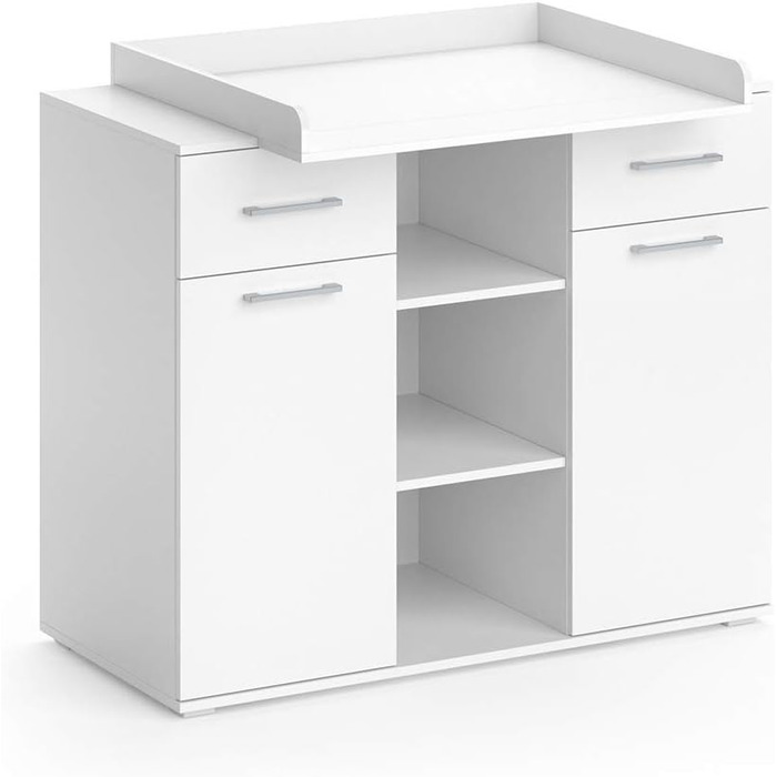 Пеленальний столик Vicco Leonie, пеленальний блок для комода, білий, 113 x 100 см