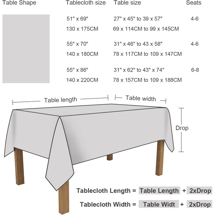 Скатертина Arquiel Прямокутна квіткова, важка полотняна скатертина, елегантна скатертина з квітковим принтом, міцна скатертина з л