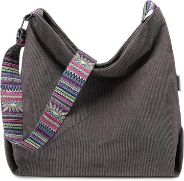 Сумочка жіноча через плече, вельветові сумки Велика сумка для покупців Сумка через плече Випадкова сумка крос-боді для школи Офісн