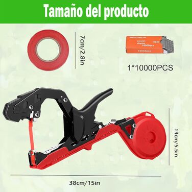 Машина для обв&39язування винограду з червоно-синьою стрічкою, машина для обв&39язування помідорів, для обв&39язування помідорів, винограду, квітів, овочів (B) 1