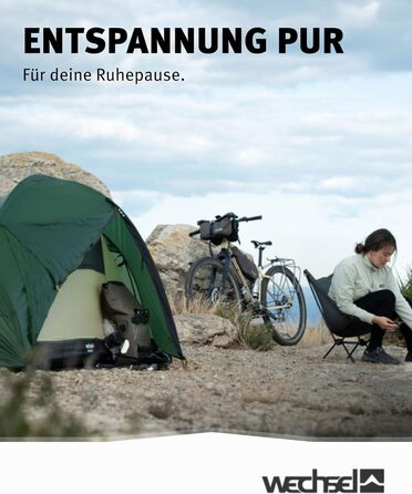 Трекінговий намет Wechsel Exogen 1/2 I Легкий намет для 1 особи / 2 осіб I Ультралегкий намет I Компактний, швидко встановлюється та портативний I Намет для кемпінгу, походів та перевезення велосипедів 1 ОСІБ.