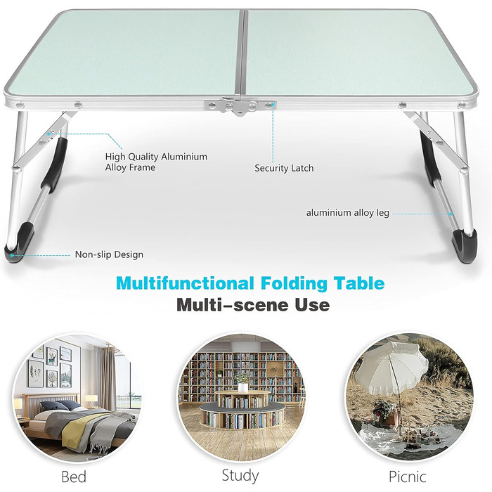 Складаний стіл для ноутбука HOSTIC для дому, ліжка та дивана