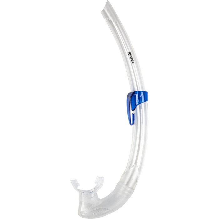 Набір для сноркелінгу для дорослих, силіконова маска з однією лінзою, ергономічний сноркель із силіконовим мундштуком, один розмір, синій