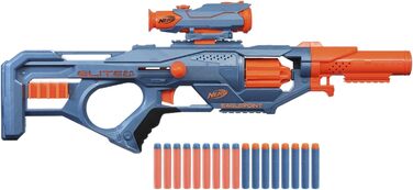 Бластер Nerf Elite 2.0 Eaglepoint RD-8, барабан на 8 дротиків, знімний телескоп і знімний ствол, з 16 дротиками Nerf і болтами, 27-метрова стрільбище, для хлопчиків і дівчаток