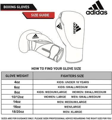 Боксерські рукавички Adidas Speed 50, Для дорослих, Боксерські рукавички, Рукавички для боксу, зручні та міцні, 10 унцій, Білі/Золоті