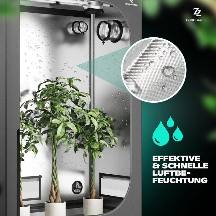 Для вирощування кімнатних рослин, світло та водонепроникний намет для вирощування, 120x60x180