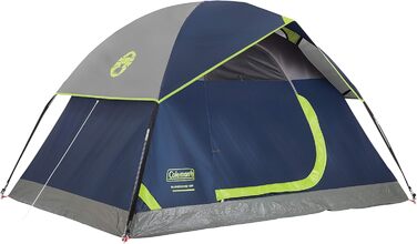 Намет кемпінговий купольний 2-місний Coleman Sundome – 3-сезонний, WeatherTec, водостійкий, Navy/Grey