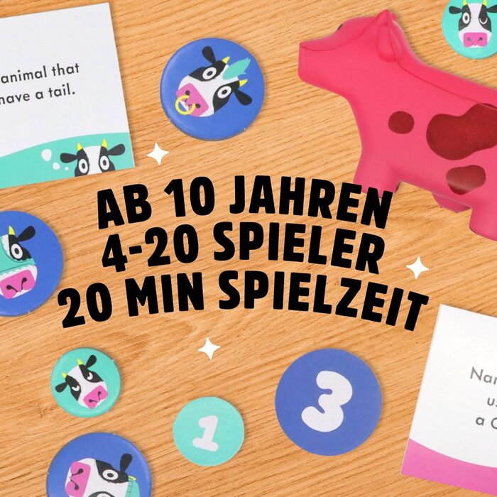 Настільна гра Стадо тварин Як добре ви знаєте свою родину та друзів Весела сімейна настільна гра для дорослих та дітей віком від 10 років. Ідеально підходить для Різдва. Стадо тварин (німецька версія)