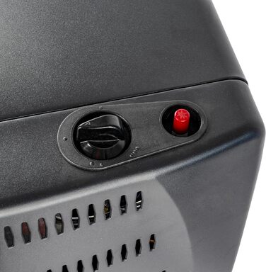 Газовий обігрівач Gde GGH 4200 K (4200 Вт, 3 рівні нагріву, п&39єзорозпалювання, портативний, робочий тиск 50 мбар, керамічні нагрівальні елементи, термозапобіжник, 4 фіксуючі ролики, вкл. газовий шланг та регулятор тиску)