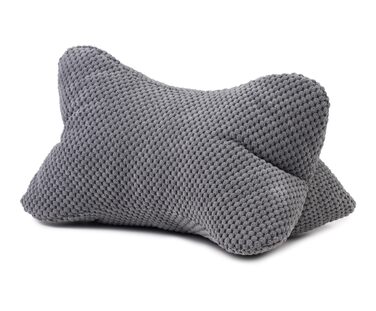 Подушка для читання Sven, подушка для шиї з текстурованим виглядом, подушка для читання та відпочинку шиї та спини, 40 x 25 см - Антрацит 40 x 25 см Антрацит