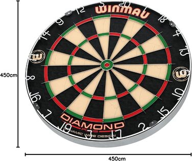 Мішень для дартсу Winmau Diamond Plus (професійний сизаль)
