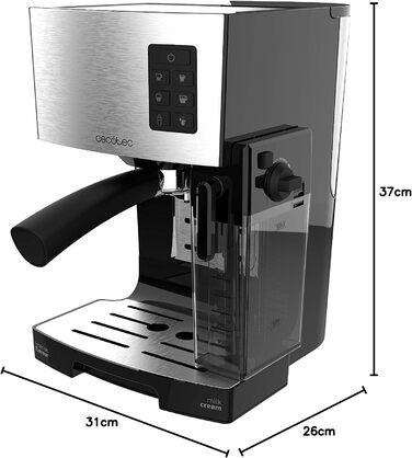 Напівавтоматична еспресомашина Cecotec Power Instant-ccino 20 (Inox)