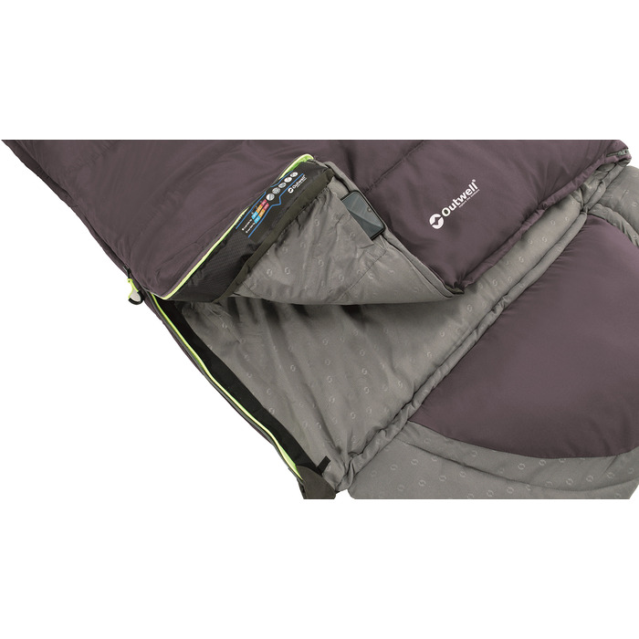 Спальний мішок Outwell Contour Reversible/+2°C Dark Purple (Left) (230364)