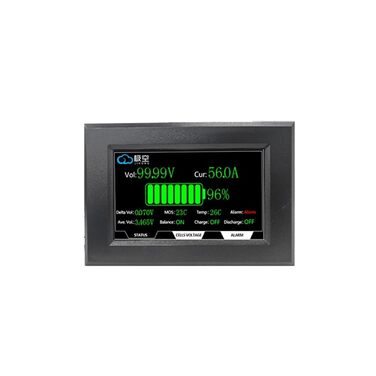 Аксесуари KOSBO JK BMS РК-дисплей та плата живлення, дисплей LiFePO4 акумулятора BMS, кабель RS485, еквалайзер акумулятора JK (РК-дисплей 4,3 дюйма)