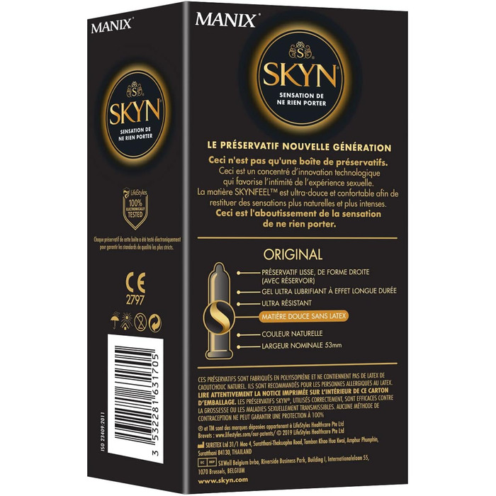 Презервативи SKYN Original, без латексу, 10 шт