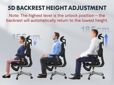 Ергономічне офісне крісло FLEXISPOT, стілець для роботи, 3D підлокітники, 3D підголівник, 5D регульована спинка, дихаюче сидіння, вантажопідйомність до 136 кг, ErgoX, темно-сірий, сірий Lite