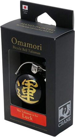Дзвінок для велосипеда/японський талісман на удачу Crane Omamori зроблений у Японії