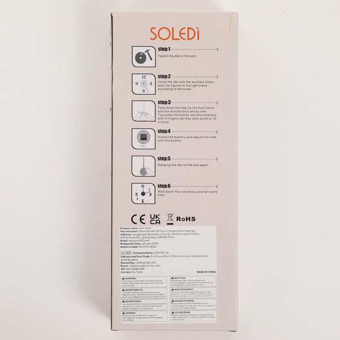 Настінний годинник великий XXL для наклеювання - DIY німий сучасний годинник настінне татуювання для вітальні кухні спальні офісу