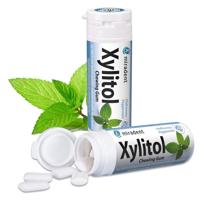 Жувальна гумка miradent Xylitol Dental Care м'ятний– 12 шт.