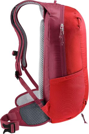 Велосипедний рюкзак Deuter Race 16, вишня-масала, 16 л, з системою Airstripes