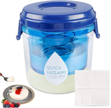 Ситечко для грецького йогурту Домашній фільтр для йогурту Йогуртова сироватка Сепаратор для сиру Прес для сиру Йогуртниця Йогуртова машина з сітчастими ситами, фільтрувальна тканина