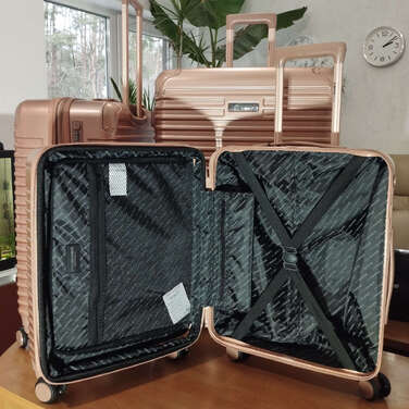 Валіза Swissbrand Rome (M) Rose Gold (SWB_LHROM003M)