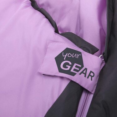 Ваш GEAR Дитячий спальний мішок Horse Mummy Sleeping Bag 180x90 см зручний літній спальний мішок 300 г/м Pink Grey екстра теплий