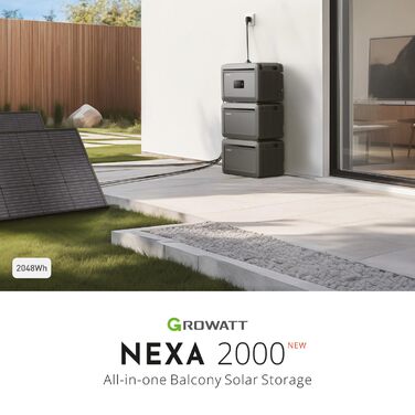 Інверторна система зберігання енергії - універсальне рішення для балконної електростанції з Wi-Fi, 2000