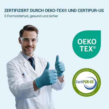 Подушка AIRSKY з піни з ефектом пам&39яті, подушка для підтримки шиї, подушка для сну, сертифікована Oeko-TEX, ергономічна ортопедична подушка для шиї, подушка для голови, подушка для сну на боці, спині та животі, біла