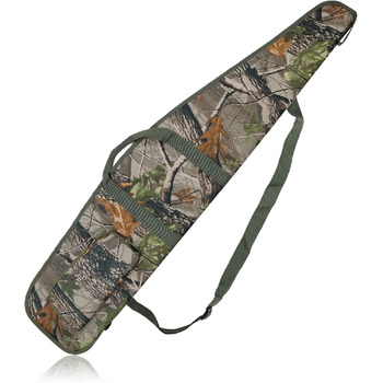 Сумка для гвинтівки AUMTISC 132 см – камуфляж, м’яка підкладка, для страйкболу, пневматики, полювання та стрільби