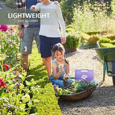 Набір садових інструментів Ulalaza (5 шт.) для догляду за рослинами механічний комплект з інструментами для обрізки, у зручній сумці (зелений чорний)