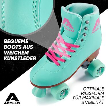 Роликові ковзани Apollo Disco Roller, Classic Roller Роликові ковзани для дітей та дорослих Роликові ковзани з регулюванням розмір