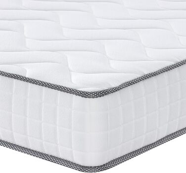 Матрац Arensberger JANA 120x200 см Матрац з пружинами кишенькової конструкції 20 см з 2 см гелевої піни NANOCELL 7-зонний рівень жорсткості H3 Матрац з точково-еластичними пружинами, що згортається Сертифіковано Oeko-Tex 120 x 200 см ACTIVE