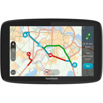 Навігаційний навігатор TomTom Car Navi GO 620-6 дюймів, оновлення через WiFi, оновлення карт світу, уникнення заторів завдяки TomTom Traffic через смартфон (відновлений) 6 дюймів