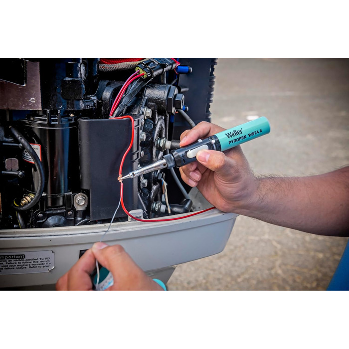 Акумуляторний газовий паяльник Weller WP2 (T0051606599) Pyropen Jr. з аксесуарами