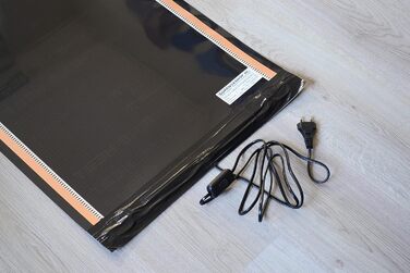 Обігрівач для килимів/караванів з ізоляцією та вимикачем (50 * 120 см 120 Вт)