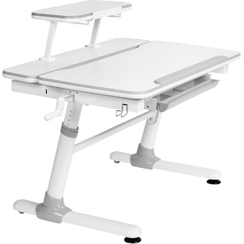 Комплект HOKO Ergo-Study-Table COMPAKT, JoJo & LUBU. Регульована по висоті дитяча парта з регульованою по нахилу стільницею та тум