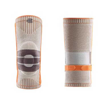 Наколінник BAUERFEIND для походів На відкритому повітрі, 1 унісекс-наколінник для походного спорядження, можна носити праворуч та ліворуч, індивідуально регульований ремінь, мериносова вовна