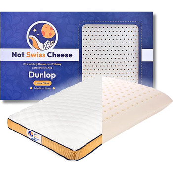 НОВИНКА, ОНОВЛЕННЯ 2025 РОКУ. Подушка Dunlop зі 100 латексу середньої жорсткості, 27,5 x 15,7 x 5,6 дюймів Розмір queen-size ортопедична подушка для підтримки шиї для тих, хто спить на боці, щоб полегшити біль у шиї Служить понад 10 років. Розмір queen-si