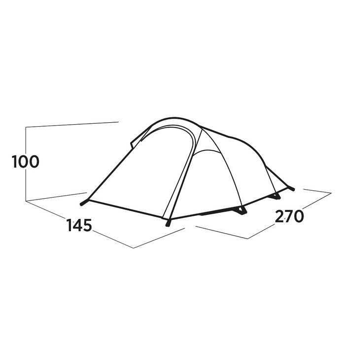 Намет двомісний Easy Camp Reindal 2 (120471)
