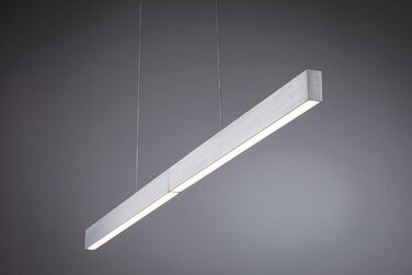 Розумна підвісна LED-лампа Paulmann SmartHome Zigbee Aptare, 18 Вт, 2700 К, метал, шліфований алюміній, стельовий світильник