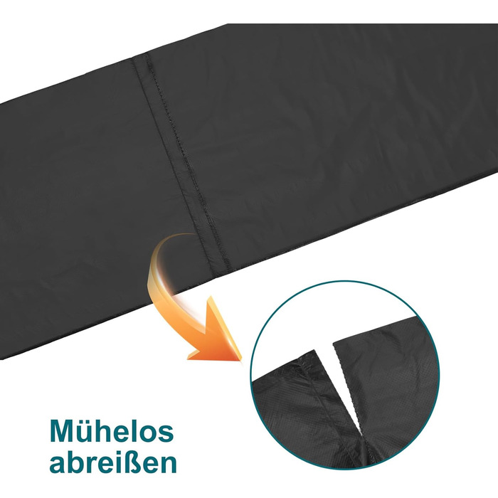 Міцні та стійкі до розривів сумки для туалету WADEO, 80 предметів, кемпінгові сумки для туалету, пакети для сміття, об&39ємом 50 л кожна (0,03 мм), портативні універсальні сумки для туалету, надзвичайно товсті туалетні аксесуари, для кемпінгу, походів, по