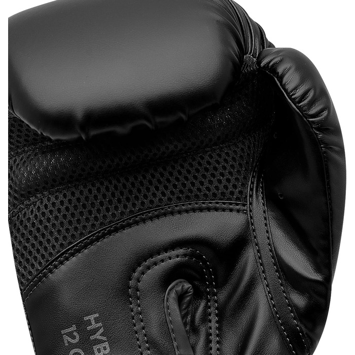 Боксерські рукавички adidas Hybrid 80 - підходять для боксу, кікбоксингу, MMA, фітнесу та тренувань - для дітей, чоловіків та жінок, чорні, 340 г