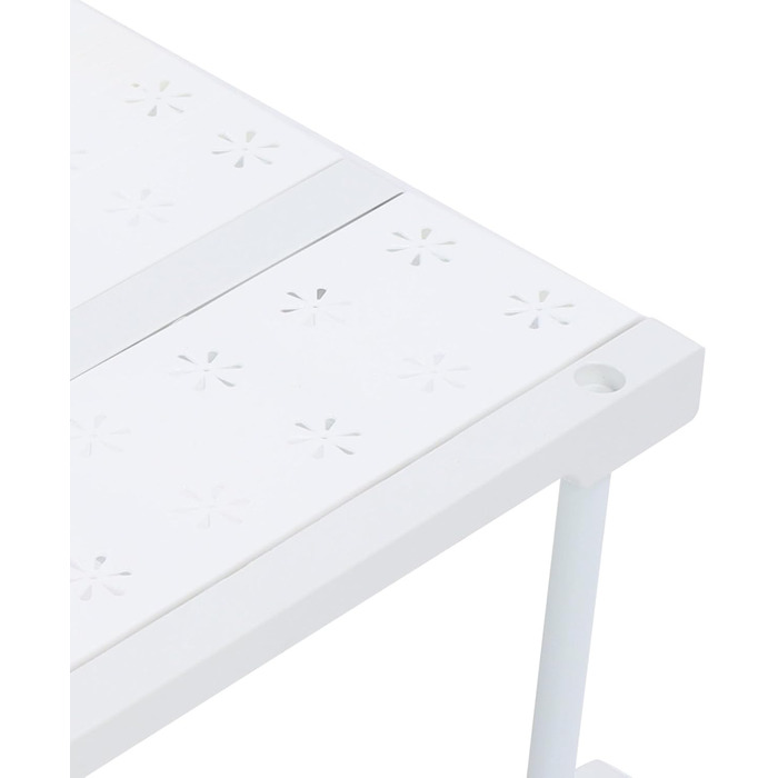 Органайзер для гардеробу, полиця для шафи, розширюване місце для зберігання зі сталевим каркасом, регульована полиця для кухонної шафи для дому, спальні, ванної кімнати (довжина 2738 см)