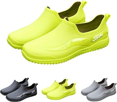 Чоловіче взуття розмір 45, чорне, для кухні, для риболовлі, для роботи, нековзний верх, короткі гумові чоботи, розмір 97, чоловіче взуття розмір 40 EU, зелене